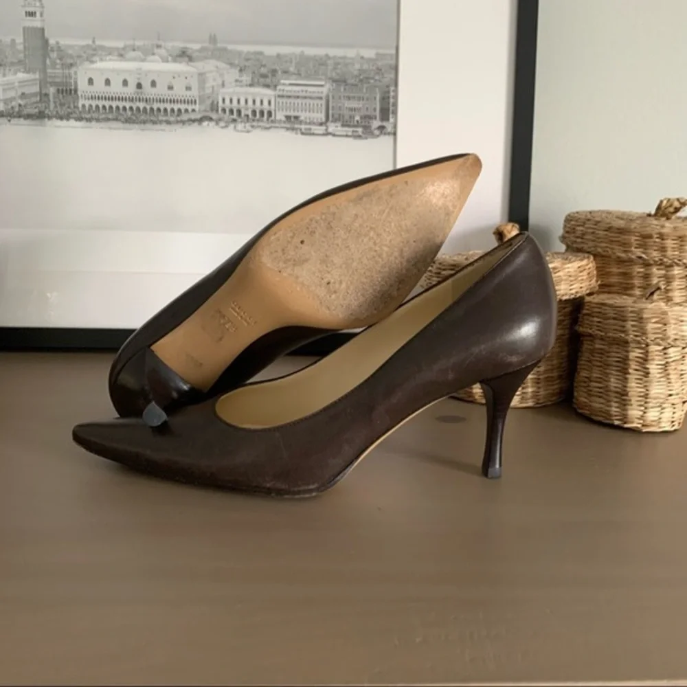 GUCCI classic vintage leather pumps - Picture 1 of 7